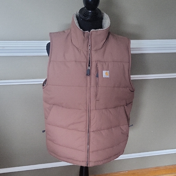 Carhartt Jackets & Blazers - Carhartt Women's Montana Insulated Reversible Puffer Vest Size Medium Nutmeg